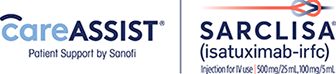 CareASSIST and SARCLISA® (isatuximab-irfc) logos